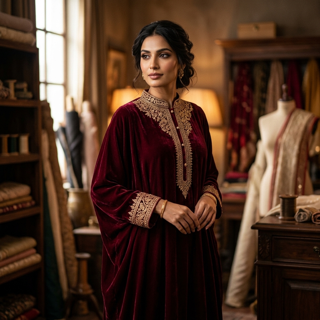 Bespoke luxury Indian ethnic wear slideshow