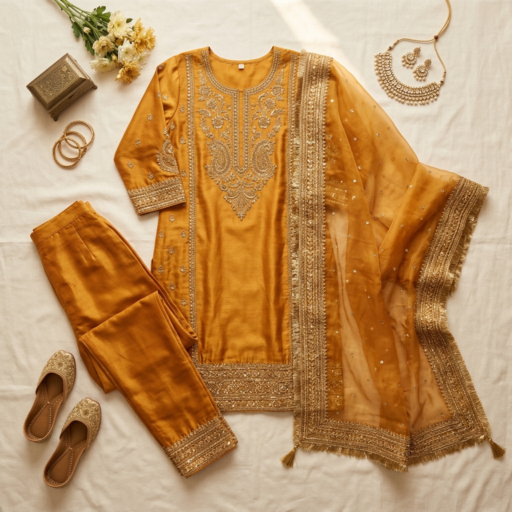 Bespoke luxury Indian ethnic wear slideshow
